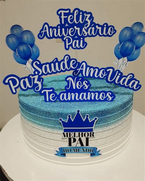 bolo para pai de aniversário